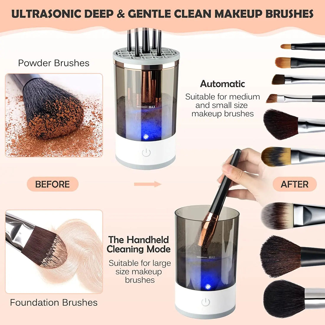 Electric Makeup Brush Cleaner - Beauty Alaska